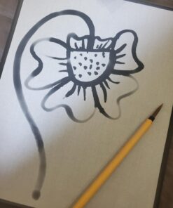 The Original Buddha Board Art Set: Water Painting w/ Bamboo Brush & Stand for Mindfulness Meditation – Inkless Drawing Board - Painting & Art Supplies – Ideal Relaxation Gifts for Women or Men 55 61s5BOYWm2L