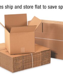 AVIDITI 13 x 13 x 6 Corrugated Cardboard Boxes, Flat 13"L x 13"W x 6"H, Pack of 25 | Shipping, Packaging, Moving, Storage Box for Home or Business, Strong Wholesale Bulk Boxes 9 61s5UJ0Dh5L