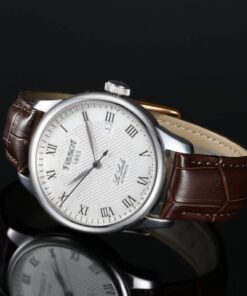 iStrap Leather Watch band Alligator Grain Calfskin Replacement Strap Stainless Steel Buckle Bracelet for Men Women-18mm 19mm 20mm 21mm 22mm 24mm-Black Brown Brown-Rose Gold Buckle 17 61s5ZqNOzLL