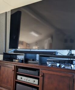 Polk Audio Signa S2 Low Profile TV Sound Bar, Works with 4K & HD TVs, Wireless Subwoofer, Includes HDMI & Optical Cables, Bluetooth Enabled, Black S2 Soundbar + Subwoofer 40 61s5omxnLOL 1