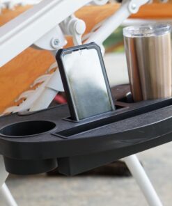 Keten Zero Gravity Chair Tray, Upgraded Version Cup Holder for Zero Gravity Chair Large Utility Clip On Chair Table/Tray for Carrying iPhone 7Plus/ iPad/Water Cups/Books (Black) 43 61s68PK7OL