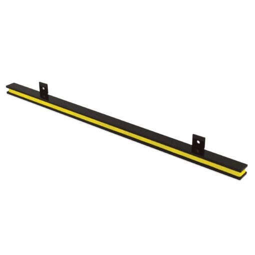 Master Magnetics 24” Heavy-Duty Magnetic Tool Holder, Easy-Install, 20-lb per inch Pull Force, Black Powder Coat with Yellow Stripe (AM1PLC) 24"