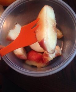 Tapirus Spork to Go V8 Set - 8 Colorful Durable and BPA Free Sporks - Spoon, Fork and Knife Combo Utensils Flatware Mess Kit for Camping and Outdoor Activities - with Bottle Opener and Carrying Case 30 61s8noM70PL