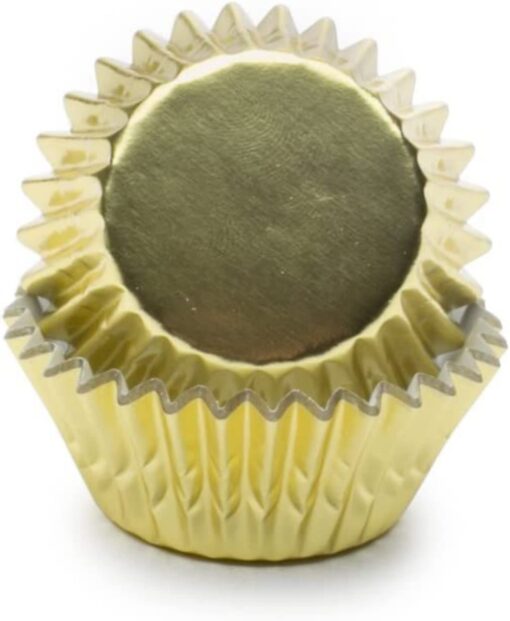 Fox Run Inc. Mini Gold Foil Cupcake Liners, 48-Count