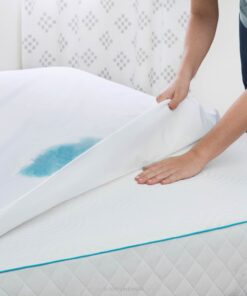 Linenspa Waterproof Smooth Top Premium Queen Mattress Protector, Breathable & Hypoallergenic Queen Mattress Covers - Packaging may vary, White 23 61sEJlX wLL