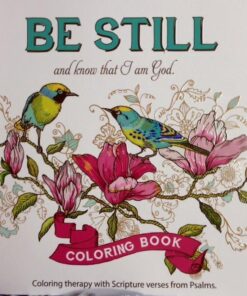 "Be Still" Inspirational Adult Coloring Therapy Featuring Psalms 53 61sF4R7q3eL