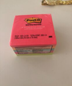 Post-it Notes, 3x5 in, 5 Pads, America's #1 Favorite Sticky Notes, Poptimistic, Bright Colors, Clean Removal, Recyclable (655-5UC) 25 61sHs4wkTL