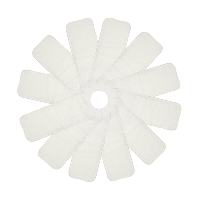 Catalog 4 Babygoal Reusable Cloth Diaper Inserts Pack of 12, Absorbent & Breathable Liners, 3-Layer Microfiber Inserts for Cloth Diapers 12T 12pcs 3-layer Microfiber Inserts