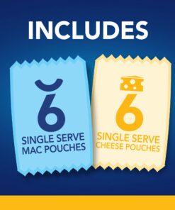 Kraft Easy Mac Original Macaroni & Cheese Microwavable Dinner (6 ct Packets) 6 Pouches 24 61sNSnkgFnL