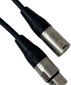 Gearlux XLR Microphone Cable, Fully Balanced, Male to Female, Black, 25 Feet - 1 Pack 25 Ft 12 61sP0 eo8L