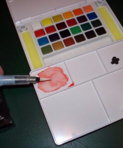 Sakura Koi Pocket Field Sketch Kit - Watercolor Sets for Painting On the Go - 24 Colors - 1 Water Brush - 1 Sponge - 1 Mixing Palette 1 Count (Pack of 24) 44 61sP7IKfJ8L