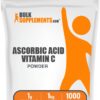 BULKSUPPLEMENTS.COM Ascorbic Acid Powder - Vitamin C Powder, Pure Vitamin C Ascorbic Acid, 1000mg Vitamin C - Powdered Vitamin C, Food Grade & Gluten Free - 1000mg per Serving, 1kg (2.2 lbs) 2.2 Pound (Pack of 1) 57 61sUpHULJAL