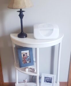 Frenchi Home Furnishing Half Moon Console Table, White 43 61sWajXFCYL