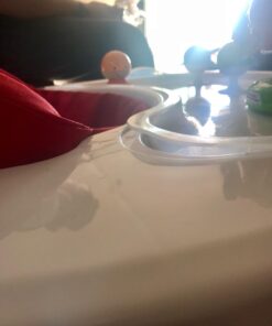 Joovy Spoon Baby Walker & Activity Center Featuring Three Adjustable Heights, Tough Luggage Grade Seat Material, and 30 lb Weight Capacity - JPMA Safety Certified (Red) Red 34 61sYTtz46TL