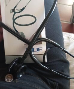 MDF® Dual Head Lightweight Stethoscope - All Black (MDF747-BO) Black (Blackout) 40 61sYkCYbGcL