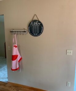 Hyzrz Lovely Lady Red Dot Kitchen Flirty Canvas Restaurant Cake Funny Aprons for Women Chef Bib Gift 7 61sbayqSyhL