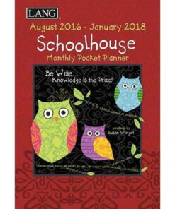 Lang August 2016-January 2018 Schoolhouse Monthly Pocket Planner (17991003164)