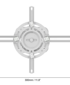 QualGear PRB-717-Wht Ceiling Mount Projector Accessory White Mount 33 61sci IVaXL