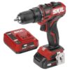 SKIL PWR CORE 12 Brushless 12V 1/2 Inch Cordless Drill Driver Includes 2.0Ah Lithium Battery and PWR JUMP Charger - DL529002 Drill Driver Kit_V1 87 61sd7FRvF5L