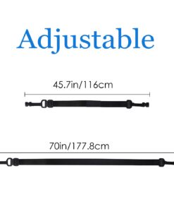 HDE Shoulder Strap for Shockproof iPad Case - Adjustable Carry Strap Compatible with All Shock Proof Apple iPad Cases for Kids - Detachable Universal Design Transforms into a Car Headrest Mount 14 61sfFPurXsL