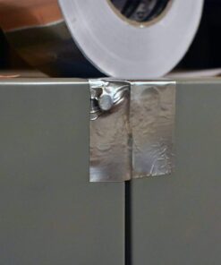 Professional Grade Aluminum Foil Tape - 2 Inch by 210 Feet (70 Yards) 3.6 Mil - High Temperature Tape - Perfect for HVAC, Sealing & Patching, Hot & Cold Air Ducts, Metal Repair, More! 24 61sgfBCqKvL