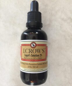 J.CROW'S® Lugol's Solution of Iodine 2% 2oz Unflavored 2 Ounce (Pack of 1) 42 61sj2b7 vL