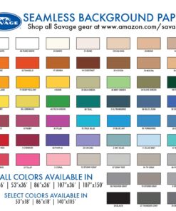 Savage Seamless Background Paper - #20 Black (53 in x 36 ft) 53 in x 36 ft 30 61sjpA78qKL 1