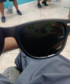 ShadyVEU Super Dark Black Lens Round Sunglasses UV Protection Spring Hinge Soft Matte Frame Fashion Shades 31 61sk 8voHaL