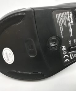 TECKNET Wireless Mouse, 2.4G USB Computer Mouse with 6-Level Adjustable 3200 DPI, 30 Months Battery, Ergonomic Grips, 6 Buttons Portable for PC, Chromebook, Mac - Black 62 61snUQquylL