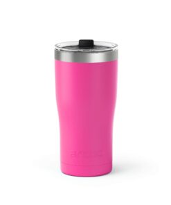 Alternative view of Arctic Tumblers | 20 oz Matte Pink Insulated Tumbler with Straw & Cleaner - Retains Temperature up to 24hrs - Non-Spill Splash Proof Lid, Double Wall Vacuum Technology, BPA Free & Built to Last 20 oz Tumbler Matte Pink Powder Coat