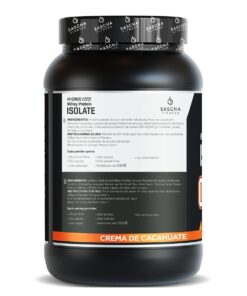 SASCHA FITNESS Hydrolyzed Whey Protein Isolate,100% Grass-Fed (2.3 Pounds, Peanut Butter) 23 61snh ZybL