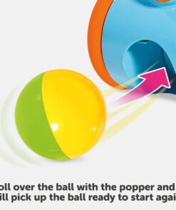 Tomy Toomies Pic & Pop Push Along Baby Toy | Toddler Ball Popper with Ball Launcher and Collector | Suitable for 18 Months, 2 & 3 Year Old Boys & Girls ,Multicoloured,E71161 Pic 'n' Pop 13 61sqCMoXQNL