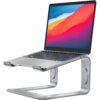 LORYERGO Laptop Stand, Ergonomic Computer Stand Laptop Riser for Desk, Laptop Stand Desk Holder Compatible with Most 10-15.6” Laptops, Silver A-Silver 6 61srHVHN2GL