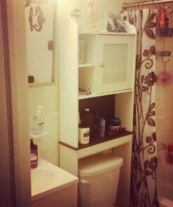 Sauder Caraway Etagere/Pantry cabinets, L: 23.31" x W: 7.44" x H: 68.07", Soft White finish 44 61srSt0Ss L