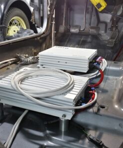 Pyle Hydra Marine Amplifier - Upgraded Elite Series 400 Watt 4 Channel Audio Amplifier - Waterproof, Dual MOSFET Power Supply, GAIN Level Controls, RCA Stereo Input & LED Indicator (PLMRA400) 42 61ss8XkKNaL