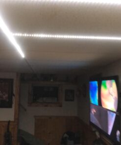 LEDJump Super Bright Dimmable Plug-In Daylight White Color 300 Lights LED Tape Flexible Rope Strip 12 Volts 3M Adhesive Tape Lighting System Certified (Strip Light Only, No Power) Strip Only 42 61st0QaJlsL