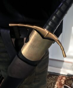 Medieval Warrior The Mercenary Sword Full Tang Tempered Hand Forged Blade with Leather Scabbard 55 61st3OI8t3L