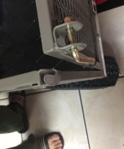 Gorilla Carts Heavy Duty Steel Dump Cart Garden Wagon w/Quick Release System, 1200 Pound Capacity, Removable Sides & Convertible Handle, Gray Finish 43 61suKlcke9L