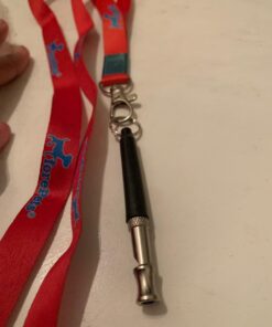 forepets Dog Training Whistle with Red Lanyard to Stop Barking. Professional Silent Adjustable Ultrasonic Tool to Train and Control Poppy Bark 12 61svowVrqrL