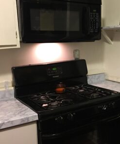 EZ FAUX DECOR Peel & Stick Faux Stainless Steel | Refrigerator Wrap | Cover for Dishwashers & Appliances | Self Adhesive Stainless Contact Vinyl Paper 36 in x 144 in (12ft) 42 61svs1 stfL