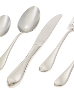 Gorham Studio 45-Piece Flatware Set, 6.30 LB, Metallic 11 61sw7gExn6L