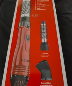 Revlon 1200W Perfect Style Hot Air Kit | Style, Curl, and Volumize, 3 Piece Set Black 47 61t ewM9rhL