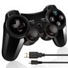 Six Axis Double Vibrating PS3 Controller Wireless for PS3 Playstation3 (Jet Black ) 26 61t05v1xkuL