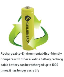 GEILIENERGY Solar Light AA NiCd AA 600mAh 1.2V Rechargeable Batteries for Solar Lamp Garden Lights(8 PCS) 8PCS NiCd 600mAh Yellow Color 13 61t0H9vq9rL