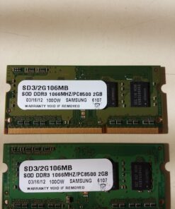 Apple Memory Module 4GB 1066MHz DDR3 (PC3-8500) - 2x2GB SO-DIMMs 6 61t0foG1TL