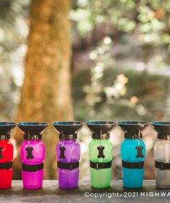 Highwave AutoDogMug Dog Water Bottle BPA-Free Portable Dog Water Bottle | Leak-Proof Portable Dog Water Bottle for Hiking and Traveling | Dish-Washer Safe, 20 oz Blue 25 61t1TYFCVGS