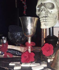 Pentagram Chalice 5" High~ Silver Plated 100% Solid Brass by New Age Imports, Inc. 23 61t29X0nczL