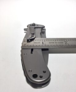 Kershaw Zing SS Pocketknife, 3" 8Cr13MoV Stainless Steel Blade, Assisted Thumb-Stud and Flipper Opening EDC 69 61t3FJR3oWL