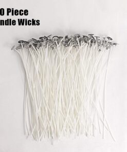EricX Light 100 Piece Candle Wick 8" Pre-Waxed Cotton Core,for Candle Making,Candle DIY 14 61t6At4JFiL