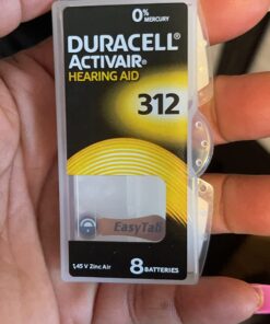 Duracell Activair Hearing Aid Batteries Size 312 (80 Batteries), Brown 80 Count (Pack of 1) 13 61t7 kSsKOL